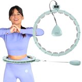  Hhm14 hula hoop zeleni magnetski s utegom + brojačem hms | shoptok.hr