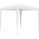vidaXL vrtni šotor 2,5x2,5 m bel | Shoptok.si