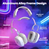 Attack Shark bežične gaming slušalice G800 50mm/3D surround/trimode/aluminium/white | Eponuda.com