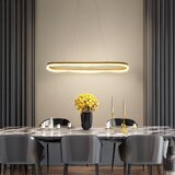 Zlatni led luster na sajli LED/45W/230V | Eponuda.com