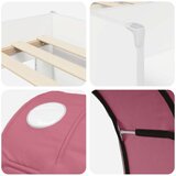  Krevet s Tunnels 4 pcs Bijela i ružičasta Konstruirano drvo - Bijela i ružičasta | shoptok.hr