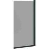  Ekran za kadu i tuš Crna 68 x 130 cm Staklo s temperaturom | shoptok.hr