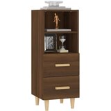  Komoda rjavi hrast 34,5x34x90 cm konstruiran les, (20654461) | Shoptok.si