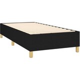  S oprugama i madracem crni 100 x 200 cm od tkanine | shoptok.hr