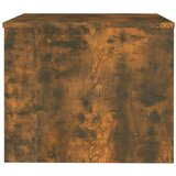 Klubska mizica dimljeni hrast 80x50x40 cm inženirski les, (20625016) | Shoptok.si