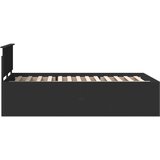 Krevetna konstrukcija Crna 120 x 190 cm Konstruirano drvo | shoptok.hr