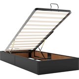  Otomanski okvir kreveta bez madraca crni 100x200cm umjetne kože | shoptok.hr