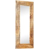 vidaXL Ručno izrezbareno ogledalo 110 x 50 x 11 cm masivno drvo manga | shoptok.hr