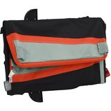 Prikolica za bicikl crno-narančasta 30 kg željezna | shoptok.hr