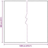 CERADA Pokrivalo za rastline Transparentno 8 x 12 m PE, (5000287573) | Shoptok.si