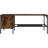  Stolić za kavu sa stalkom boja hrasta 100x51x40 cm | shoptok.hr
