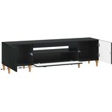  LED TV kabinet Crna Konstruirano drvo | shoptok.hr