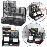 Metalni organizator za uredski pribor, crni | shoptok.hr
