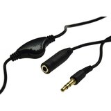 Ct Podaljšek za slušalke z nadzorom glasnosti 3,5 mm stereo jack 1 m | Shoptok.si