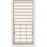  Krevetna konstrukcija Bijelo 90 x 200 cm Čvrsto borovo drvo | shoptok.hr