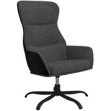 vidaXL Stol za sproščanje temno sivo blago, (20957745) | Shoptok.si