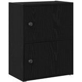 Maison Chic Knjižna omara - Knjižni regal črna hrast 40x24x52 cm inženirski les, (21725868) Cene