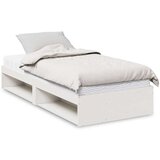 Dnevni krevet s madracem bijeli 100x200 cm puno drvo bor | shoptok.hr