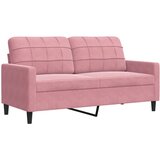  3-dijelni set sofa s jastucima ružičasti baršunasti | shoptok.hr