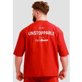 GymBeam muška oversized majica unstoppable red | ePonuda.com