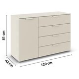 XORA KOMODA, barve šampanjca | Shoptok.si