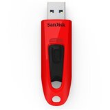 San Disk USB DISK 64GB ULTRA RDEČA, 3.0, rdeč, brez pokrovčka | Shoptok.si