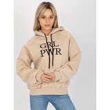 ex moda Sweatshirt-EM-BL-651/3.39X-beige | Shoptok.si