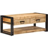 vidaXL Kava miza 90x50x38 cm Masivni neobdelan les Mango Cene
