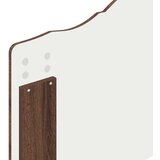  Okvir za krevet s uzglavljem Smeđi hrast 90 x 200 cm | shoptok.hr