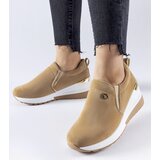 Gemre Dark beige wedge sneakers Vitale Cene