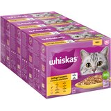 JUMBO pakiranje Whiskas 1+ Adult vrečke 96 x 85 g - 7+ perutninski izbor v želeju | shoptok.hr
