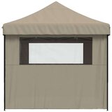 Šator za svadbe - šator za zabave Sivo-smeđa 279 x 410 x 315 cm Oxford tkanina | shoptok.hr
