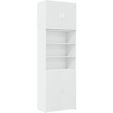 Maison Chic Visoka omara - Komoda - Predalnik bela 80x42,5x249 cm inženirski les, (21722669) Cene