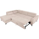 MID.YOU KOTNA SEDEŽNA GARNITURA, velur krem barve | Shoptok.si
