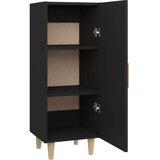  Komoda crna 34 5 x 34 x 90 cm od konstruiranog drva | shoptok.hr