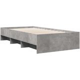 vidaXL Okvir kreveta boja betona 90x200 cm od konstruiranog drva | shoptok.hr