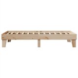  Okvir kreveta bez madraca 90 x 190 cm od masivne borovine | shoptok.hr