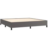  Okvir za krevet sivi 200x200 cm od umjetne kože | Eponuda.com