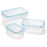 Addis set od 3 posude s poklopcem za hranu Clip And Close Rectangular Cijene