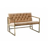 Atelier Del Sofa sofa dvosed oslo gold light brown Cene