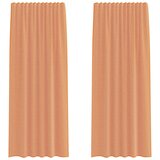 vidaXL Voile zavese z žepi za palice 2 kosa terakota, (5000297159) | Shoptok.si