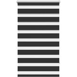 Zebra zavjesa 90,9 x 150 cm Širina tkanine 86,7 cm crna | shoptok.hr