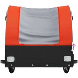  Kolesarska tovorna prikolica črna in oranžna 45 kg že | Shoptok.si