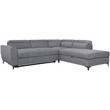 MID.YOU KOTNA SEDEŽNA GARNITURA, velur temno siva | Shoptok.si