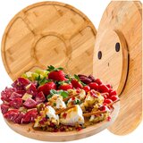  Bambusova servirna vrtljiva deska za narezek 33cm | Shoptok.si