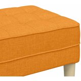  Klupa s jastukom Tamno žuta 113 x 57 x 39 cm tkanina | Eponuda.com
