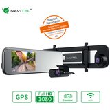 Navitel Pametno avto ogledalo MR450 GPS, prednja in zadnja avto kamera, Full HD, 5.5" IPS zaslon, Night Vision, SONY senzor, GPS, aplikacija Cene