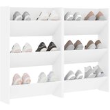  Zidni ormarići za cipele 2 kom bijeli 60 x 18 x 90 cm drveni | shoptok.hr