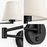 Brilagi Zidna lampa NUBILA 1xE27/15W/230V krem/crna | Eponuda.com