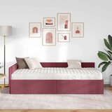  Kotni okvir postelje z matrico Drugo 2 pcs Rdeča blago, (5000121352) | Shoptok.si